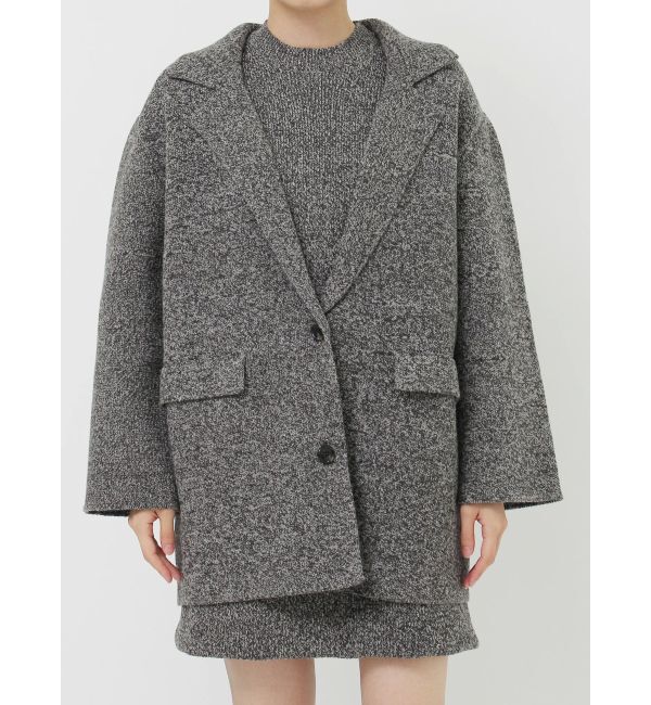 LAGUNAMOON「フォルムニットテーラードジャケット」|テーラードジャケット|