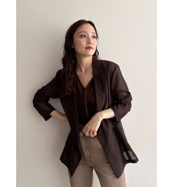 LAGUNAMOON「【追加生産】メッシュダブルテーラージャケット」|テーラードジャケット|