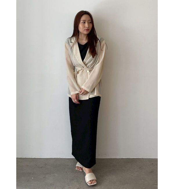 LAGUNAMOON「【追加生産】メッシュダブルテーラージャケット」|テーラードジャケット|