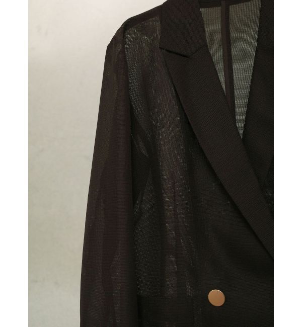 LAGUNAMOON「【追加生産】メッシュダブルテーラージャケット」|テーラードジャケット|