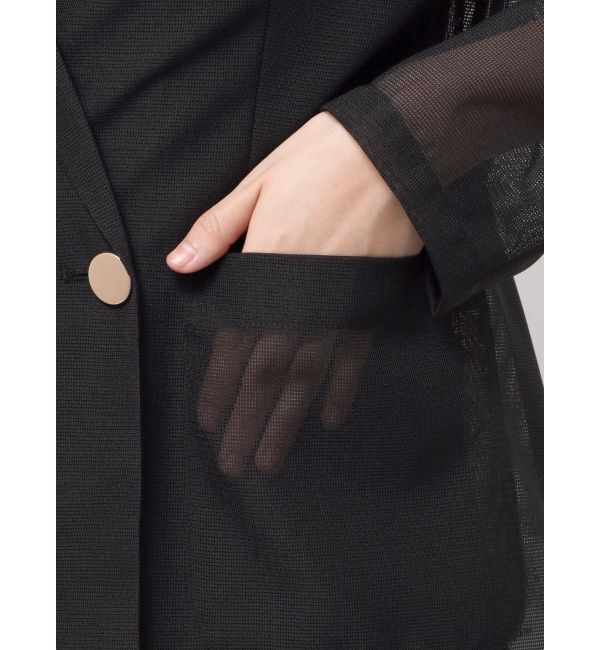 LAGUNAMOON「【追加生産】メッシュダブルテーラージャケット」|テーラードジャケット|