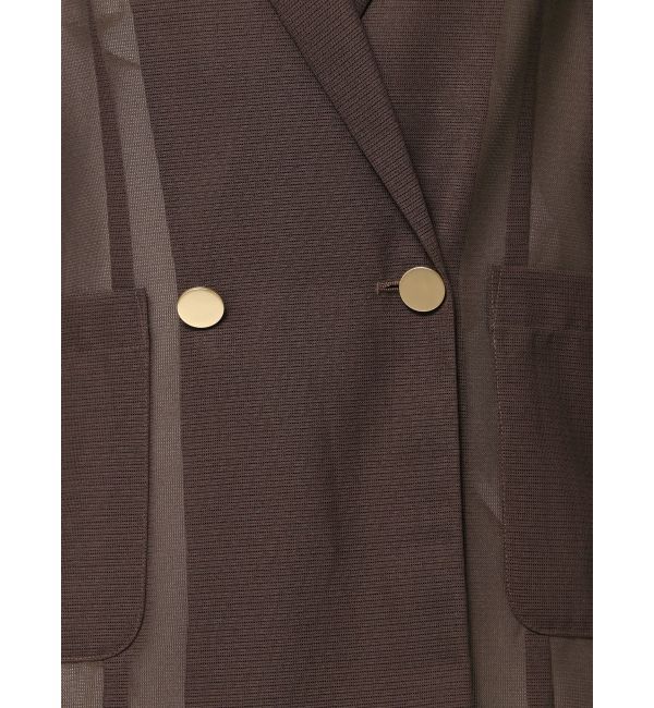 LAGUNAMOON「【追加生産】メッシュダブルテーラージャケット」|テーラードジャケット|