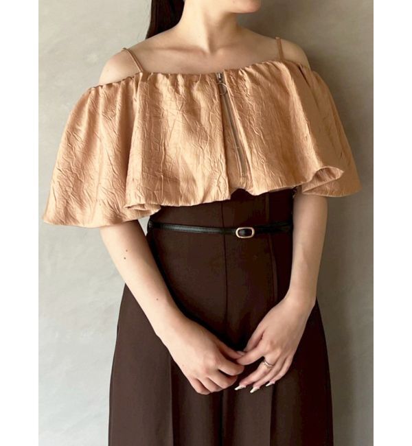 LAGUNAMOON「4WAYジャガードオフショルブラウス」|シャツ・ブラウス|