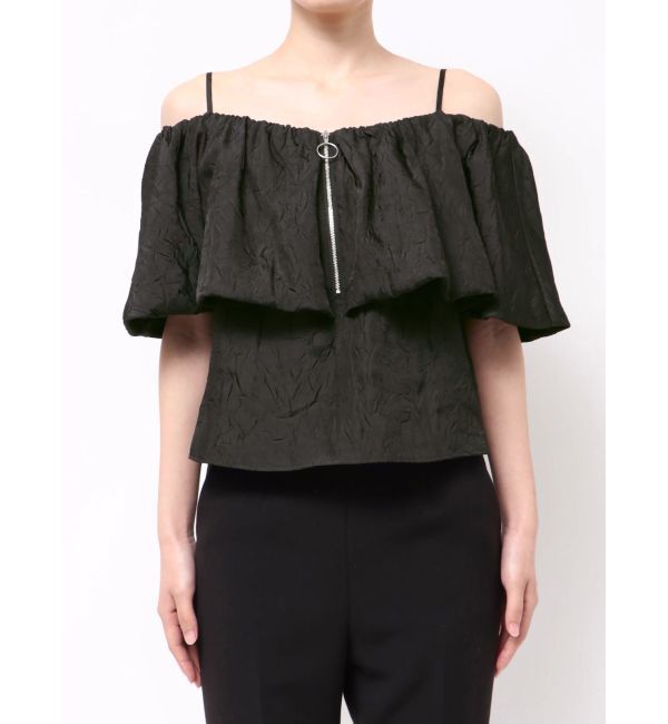 LAGUNAMOON「4WAYジャガードオフショルブラウス」|シャツ・ブラウス|