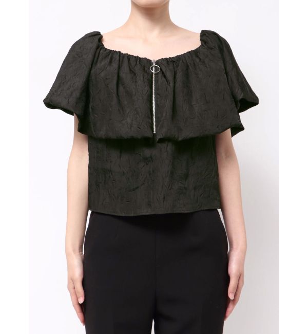 LAGUNAMOON「4WAYジャガードオフショルブラウス」|シャツ・ブラウス|