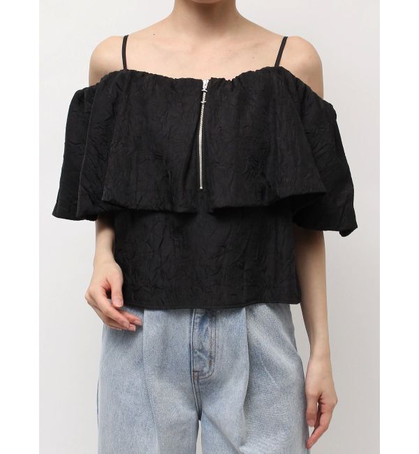 LAGUNAMOON「4WAYジャガードオフショルブラウス」|シャツ・ブラウス|