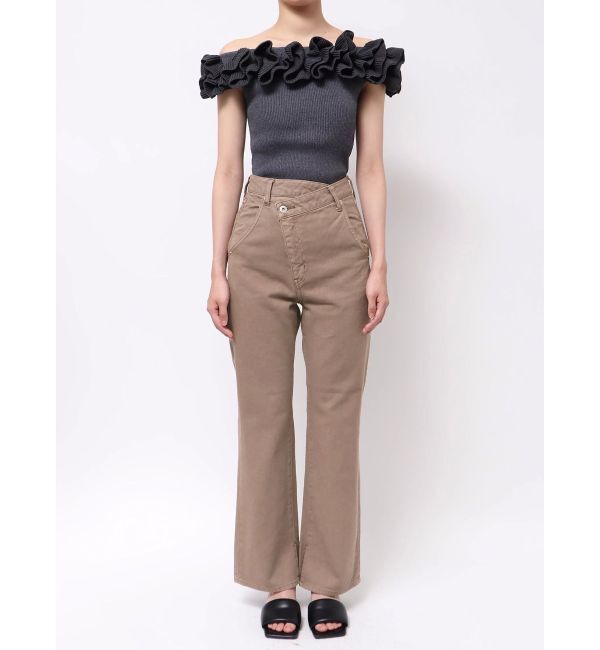 LAGUNAMOON「スリムフレアデニムパンツ」|デニム|