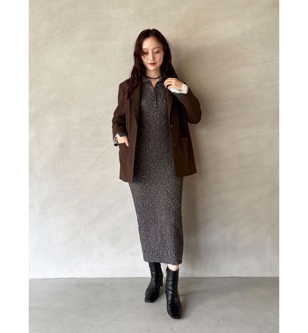 LAGUNAMOON「スエードライクジャケット」|テーラードジャケット|