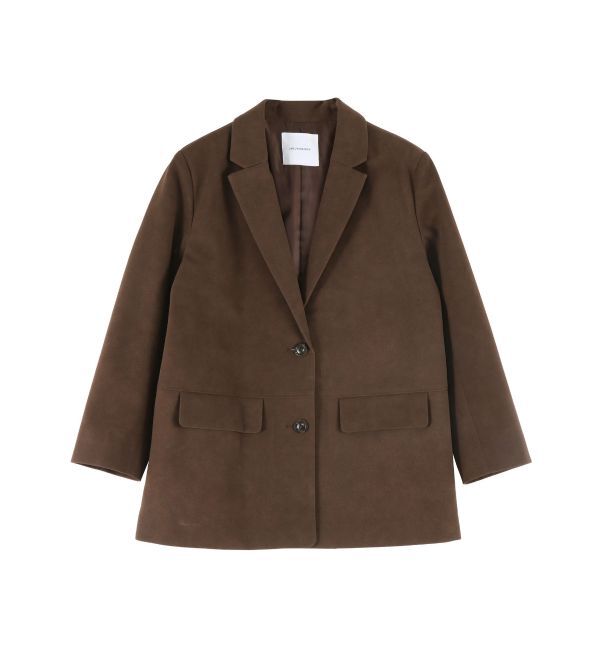 LAGUNAMOON「スエードライクジャケット」|テーラードジャケット|