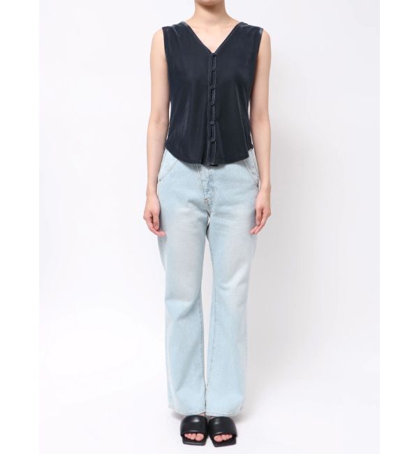 LAGUNAMOON「2WAYライトベロアタンク」|タンクトップ|