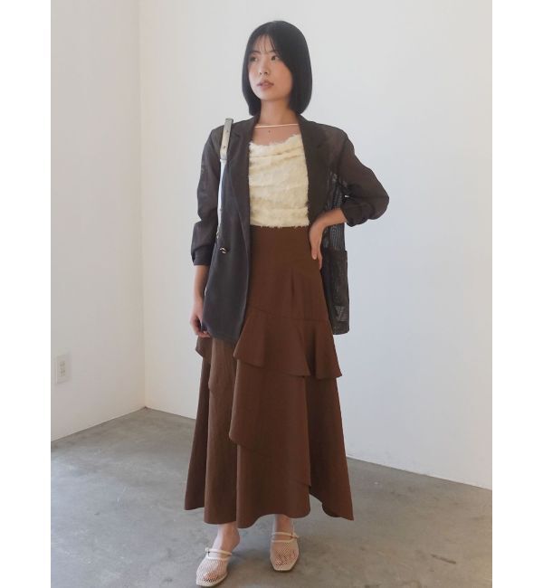 LAGUNAMOON「フレアティアードスカート」|スカート|