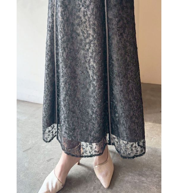 LAGUNAMOON「LADYスモールフラワーレースワンピース」|ドレス|