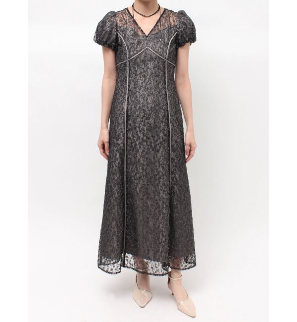 LAGUNAMOON「LADYスモールフラワーレースワンピース」|ドレス|