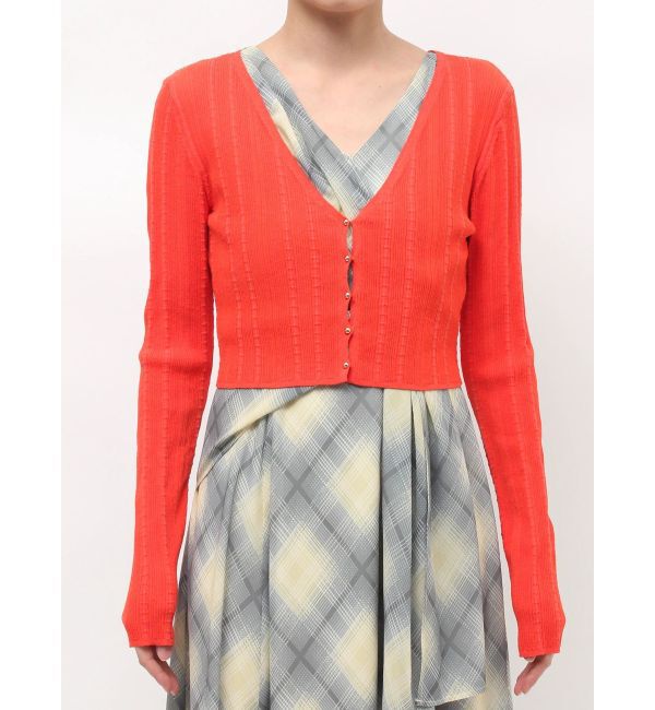 LAGUNAMOON「コットンアイレットニットカーディガン」|カーディガン|