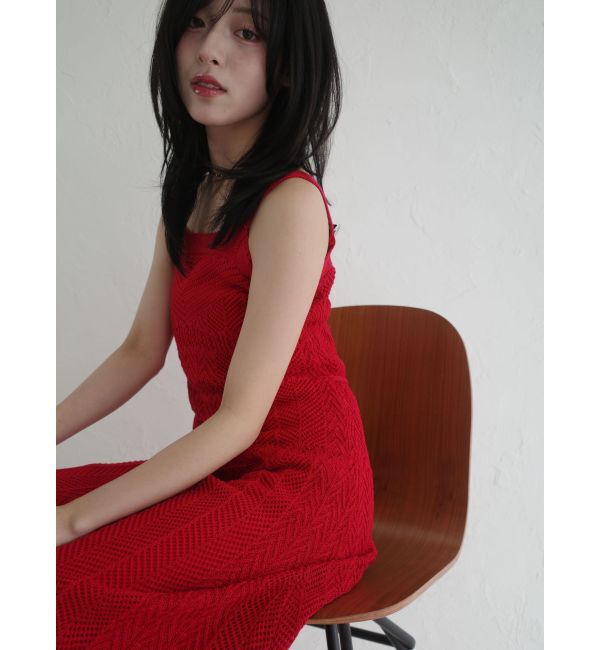 LAGUNAMOON「ノースリレースニットワンピース」|ワンピース|