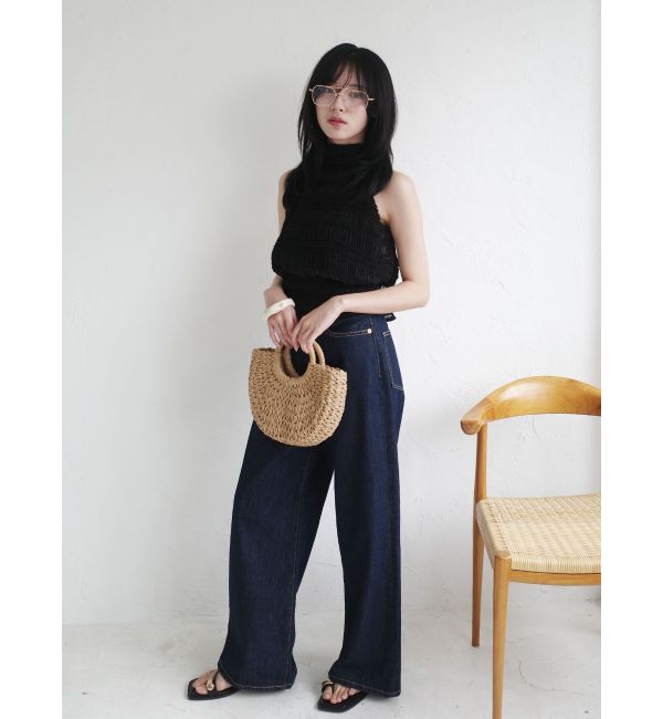 LAGUNAMOON「ボウタイシャーリングブラウス」|シャツ・ブラウス|