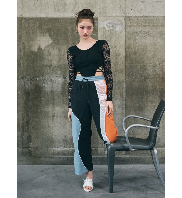 EVRIS「レースアップヒールサンダル」|サンダル|