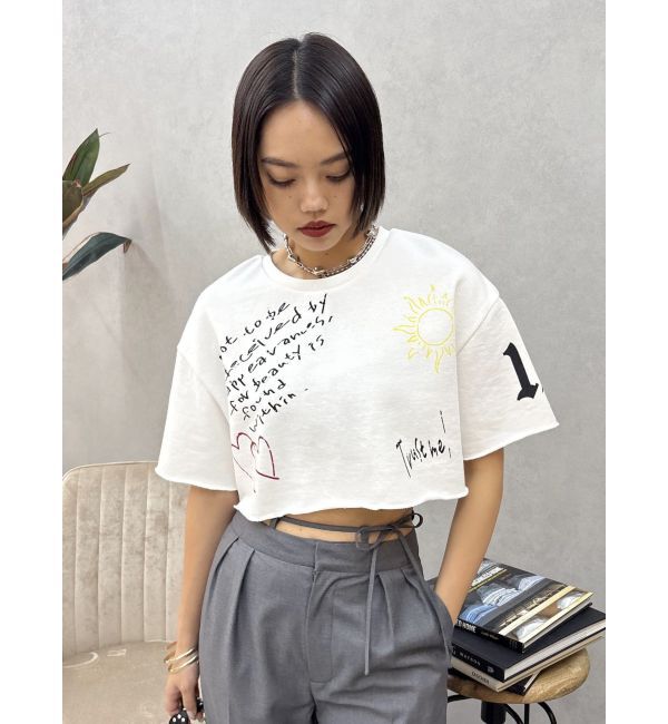 EVRIS「オリジナルグラフィックスウェットTシャツ」|Tシャツ・カットソー|