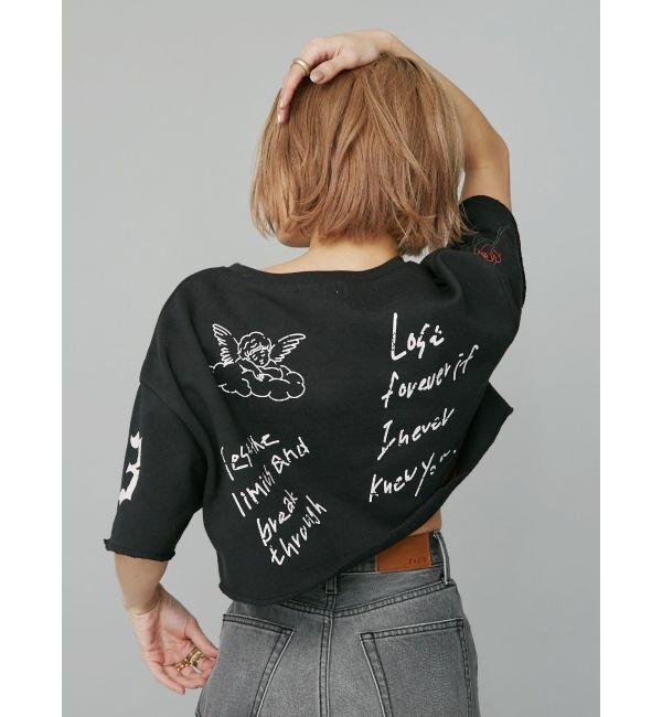 EVRIS「オリジナルグラフィックスウェットTシャツ」|Tシャツ・カットソー|