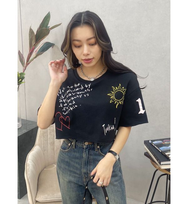 EVRIS「オリジナルグラフィックスウェットTシャツ」|Tシャツ・カットソー|