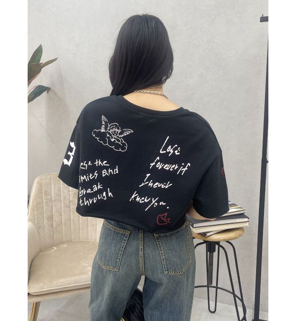 EVRIS「オリジナルグラフィックスウェットTシャツ」|Tシャツ・カットソー|