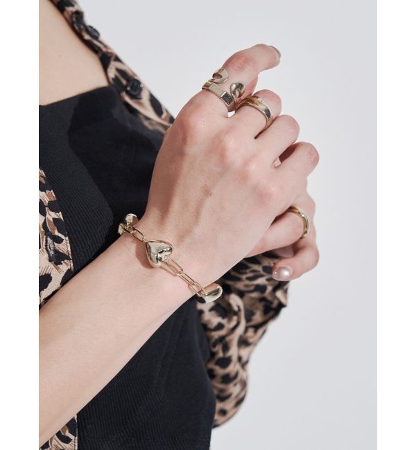 EVRIS「HEART MOTIFブレスレッド」|ブレスレット・バングル|