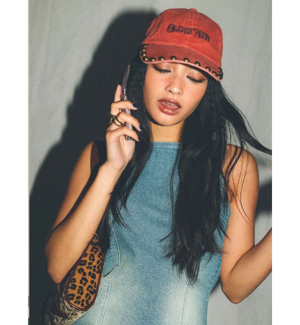 EVRIS「バックリボンオープンデニムミニワンピース」|ワンピース|