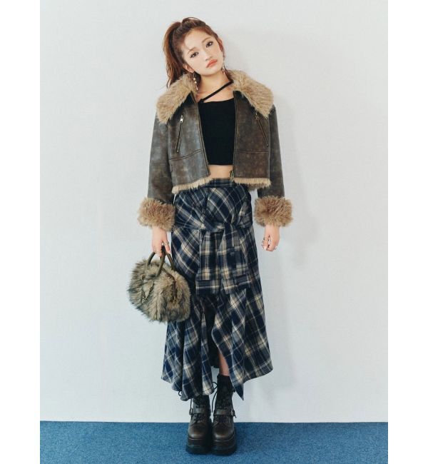 EVRIS「ストラップリブカットトップス」|Tシャツ・カットソー|