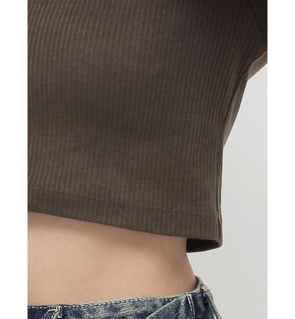 EVRIS「ストラップリブカットトップス」|Tシャツ・カットソー|