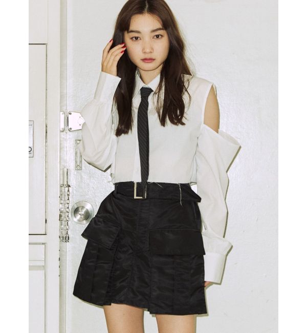 jouetie「オープンショルダータイシャツ」|シャツ・ブラウス|