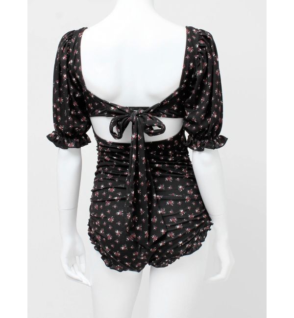 jouetie「フラワーパフスリーブモノキニ」|コンビネゾン|