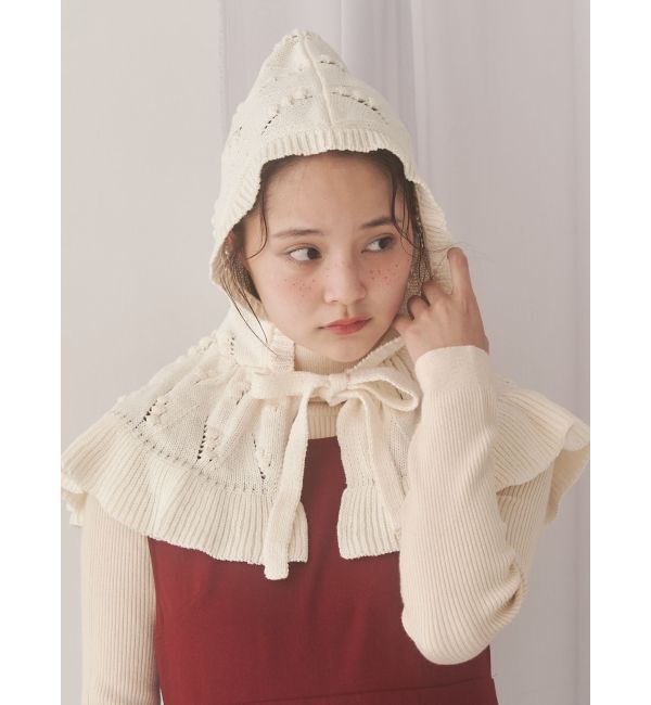 merry jenny「ケープカラーニットフーディー」|その他|