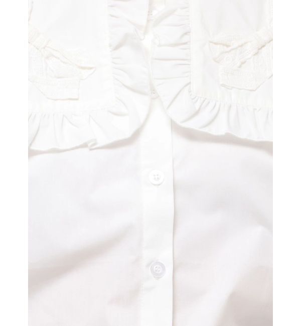 merry jenny「ribbonフリルカラーブラウス」|シャツ・ブラウス|