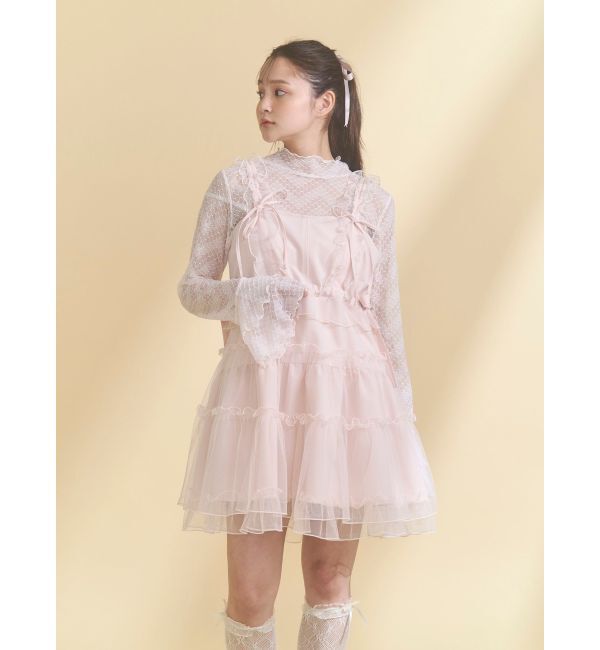 merry jenny「シアーレーストップス」|Tシャツ・カットソー|