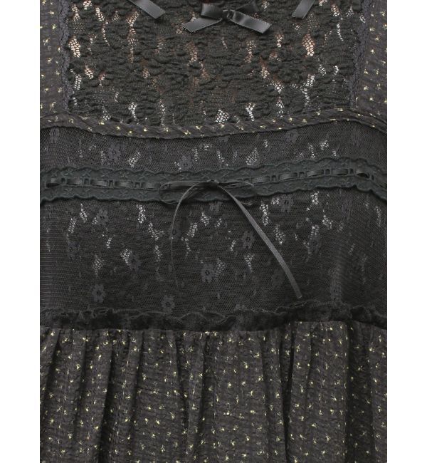 merry jenny「petit flower sheer switchワンピース」|ワンピース|