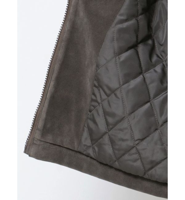 GYDA「フェイクスウェードエンボスブルゾン」|ブルゾン・スタジャン|