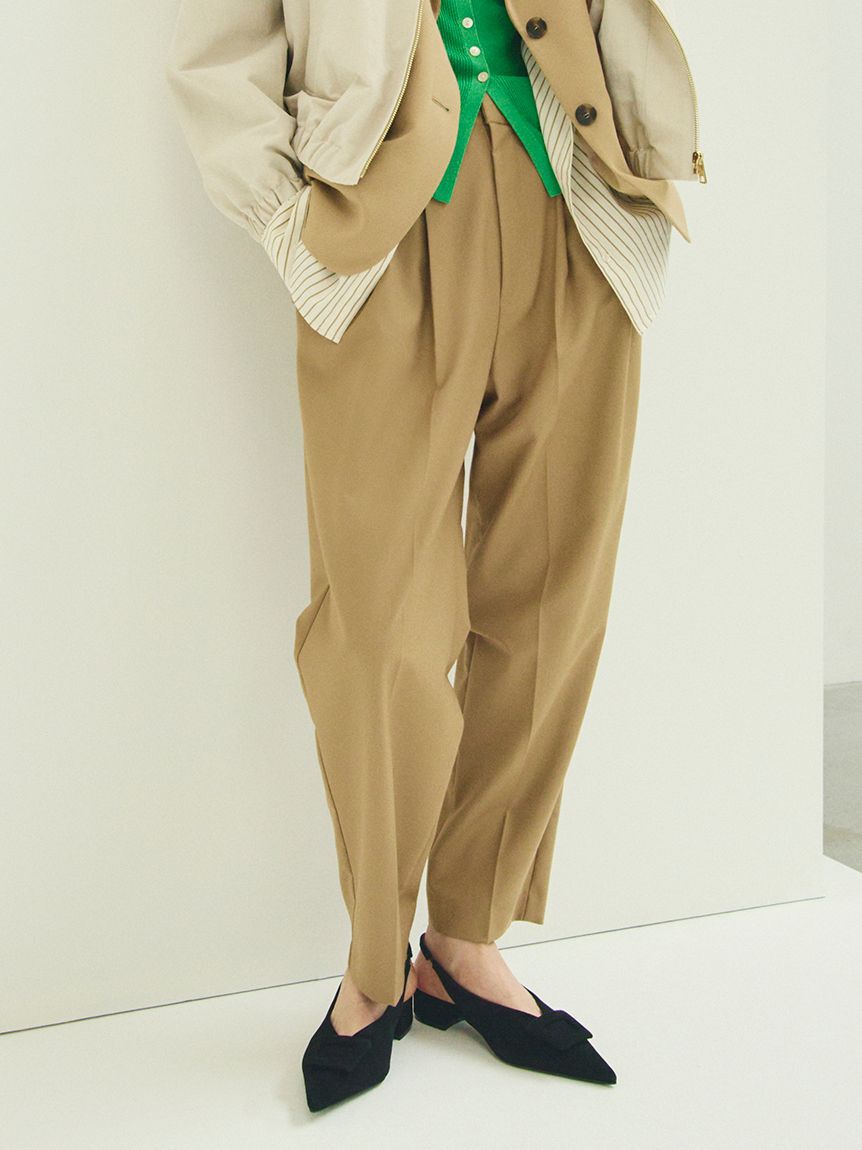 Mila Owen「２タックテーパードパンツ」|チノ|