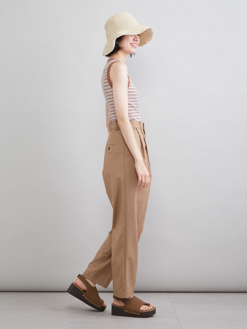 Mila Owen「２タックテーパードパンツ」|チノ|
