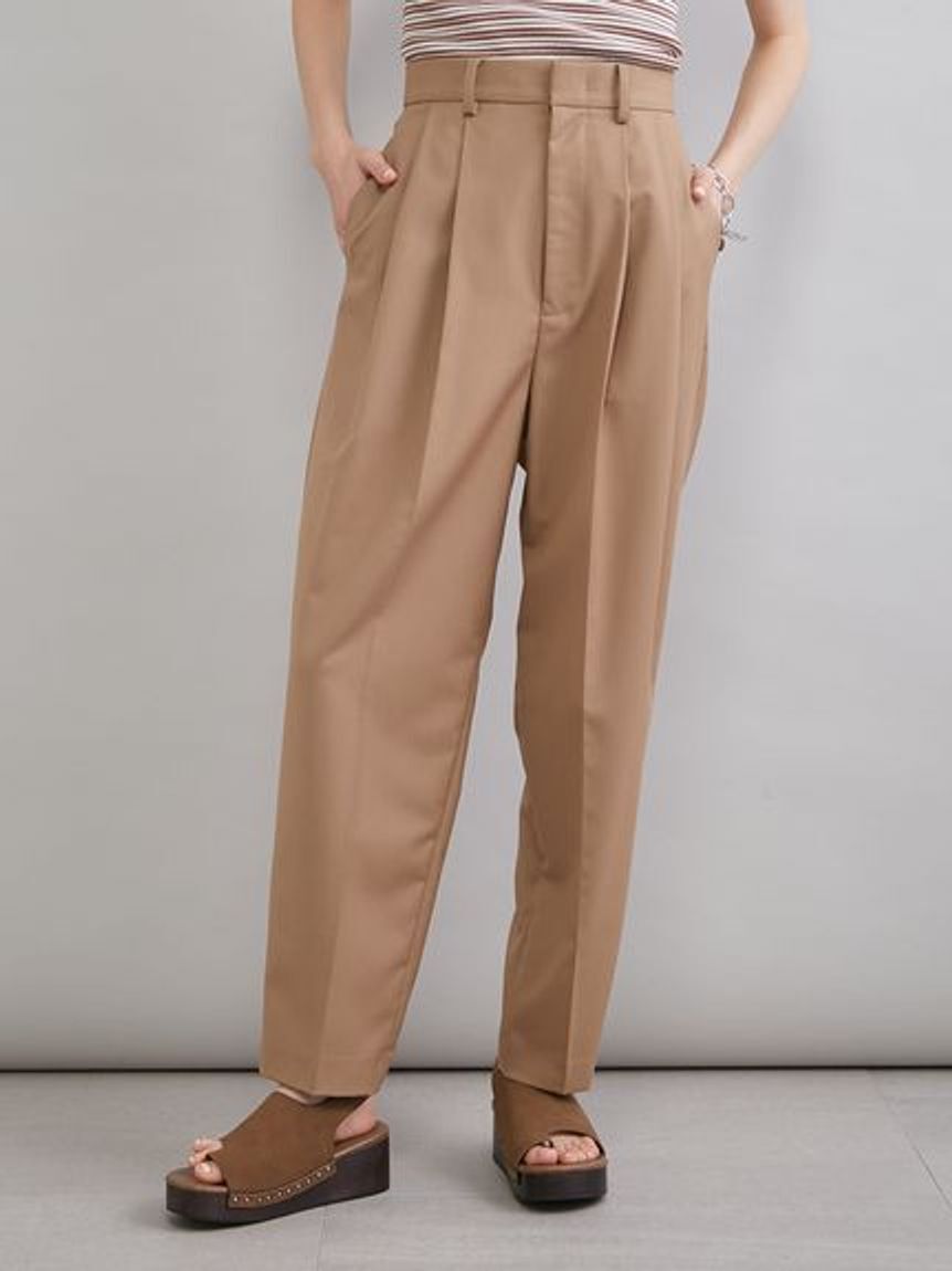 Mila Owen「２タックテーパードパンツ」|チノ|