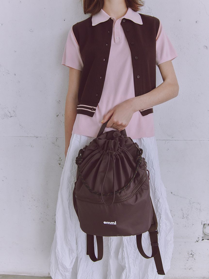 emmi atelier「【限定カラー】撥水 emmiロゴマルチバックパック」|リュック|BUR