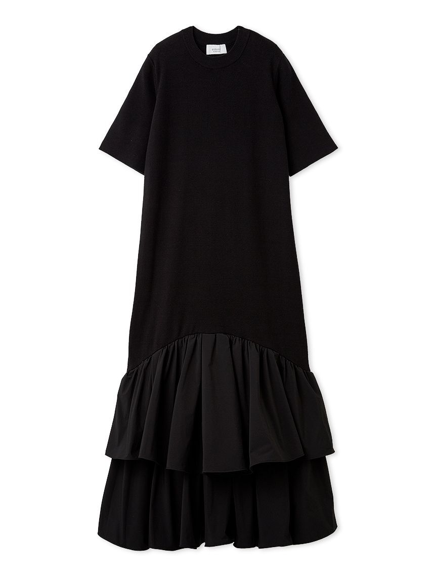 emmi atelier「ニットドッキングワンピース」|ワンピース|