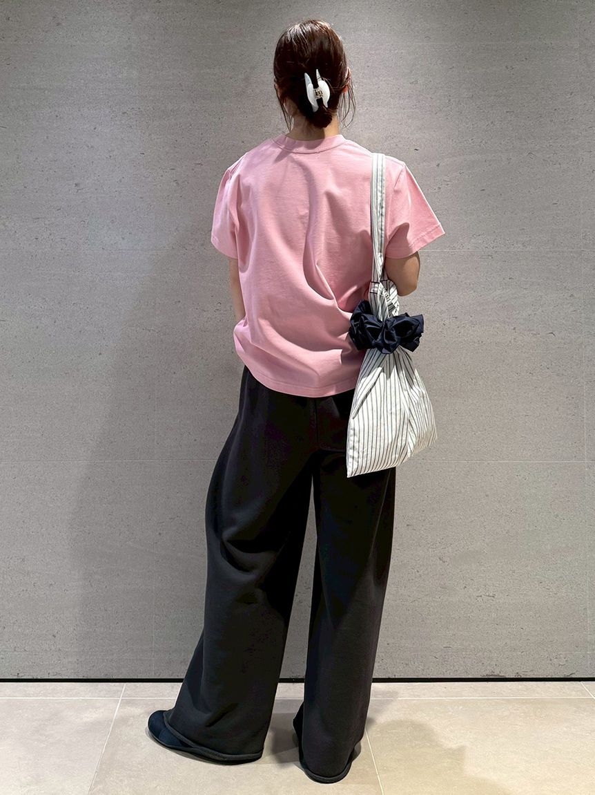 emmi atelier「【ONLINE限定カラーあり】eco emmiロゴTシャツ/UVカット」|Tシャツ・カットソー|