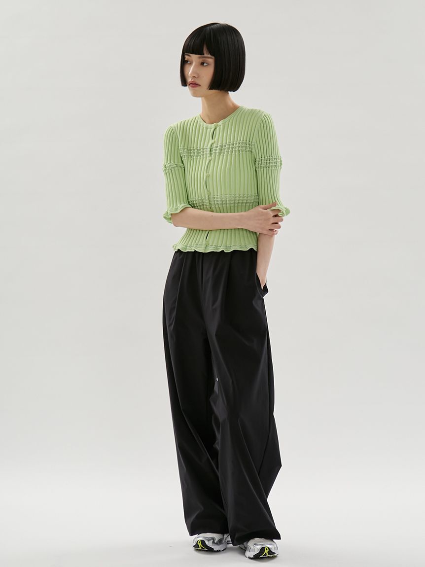 emmi atelier「【Movique】アクティブイージーパンツ/撥水/UVカット/接触冷感」|チノ|