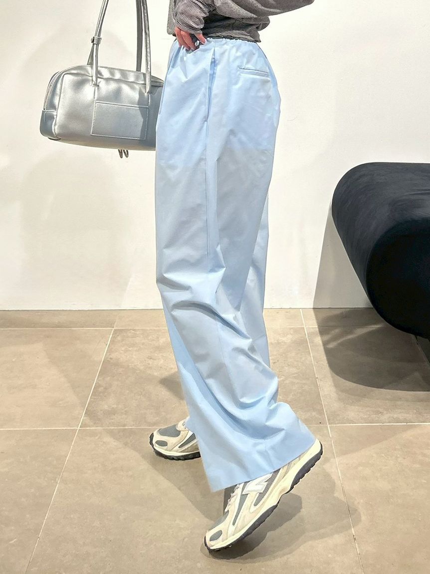 emmi atelier「【Movique】アクティブイージーパンツ/撥水/UVカット/接触冷感」|チノ|