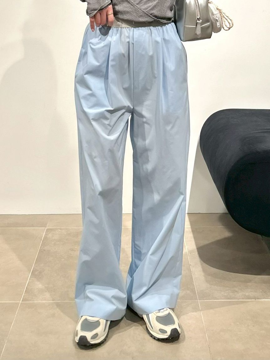 emmi atelier「【Movique】アクティブイージーパンツ/撥水/UVカット/接触冷感」|チノ|