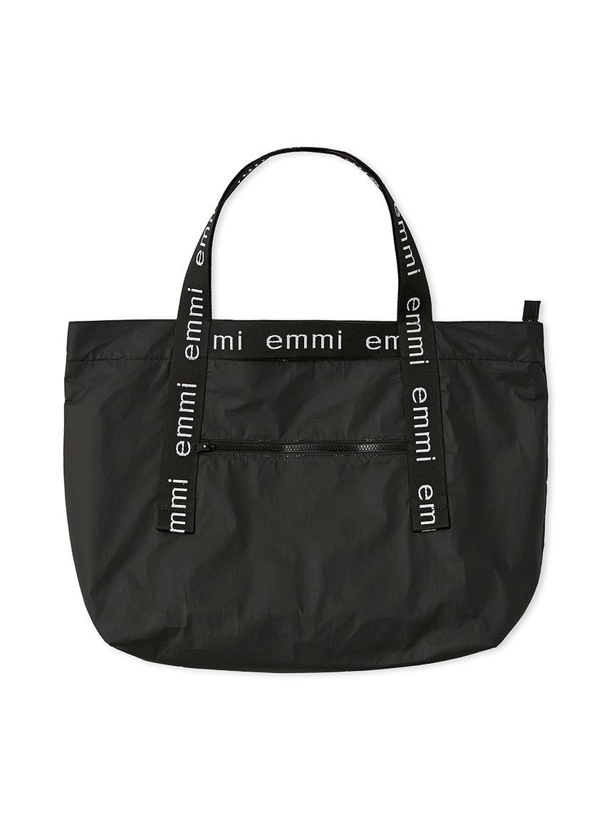 emmi atelier「【ONLINE限定】撥水emmiロゴビックトートバッグ」|トートバッグ|