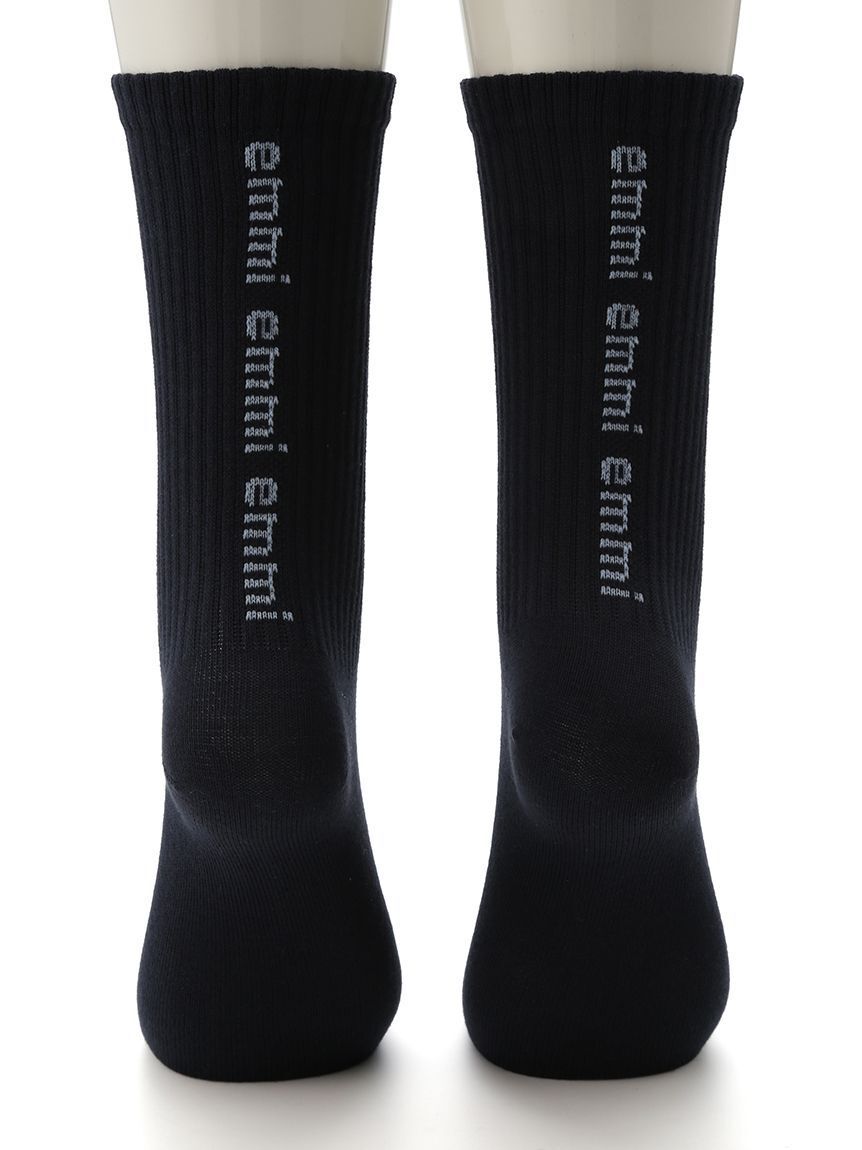 emmi atelier「emmiロゴコットンリブソックス」|ソックス|