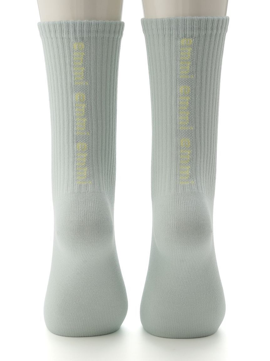 emmi atelier「emmiロゴコットンリブソックス」|ソックス|