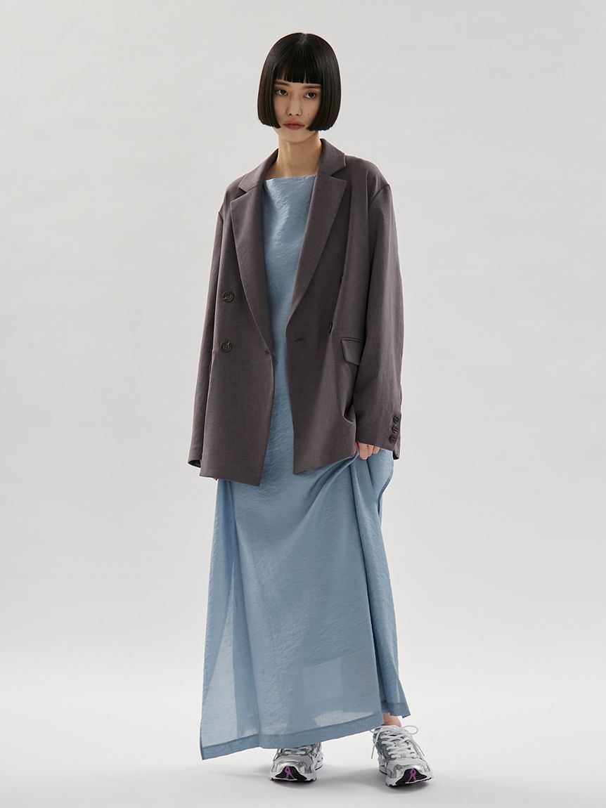 emmi atelier「リラックスダブルブレストジャケット【セットアップ対応】」|テーラードジャケット|