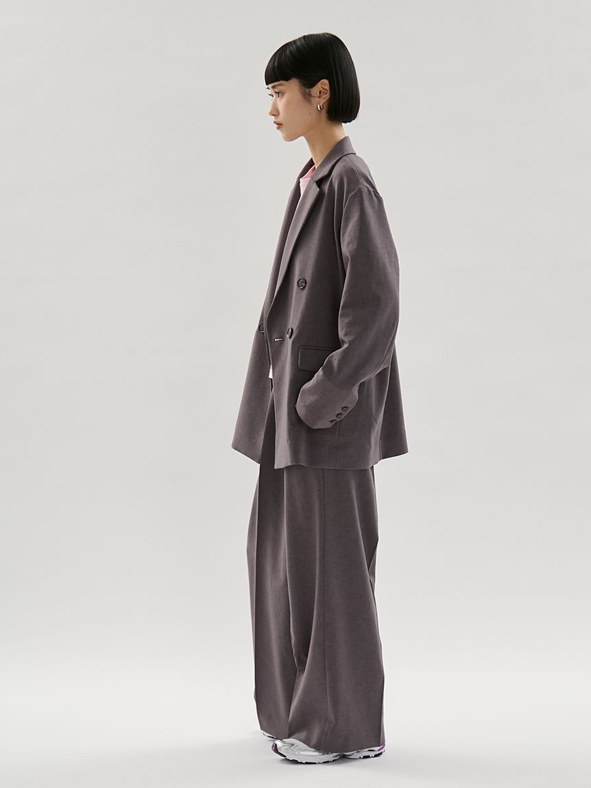 emmi atelier「リラックスダブルブレストジャケット【セットアップ対応】」|テーラードジャケット|